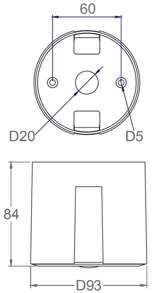 LED EMERGENCY LIGHT (Surface Type) – VELR 90/S & VELR 110/S (PC)